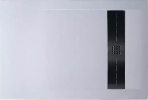 Поддон для душа Aquanet Delight 160x90 белый камень, с сифоном
