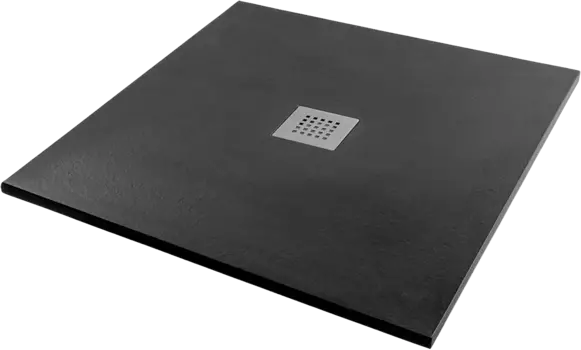 Поддон для душа Starohome Solid 1237473, 90х90, черный матовый