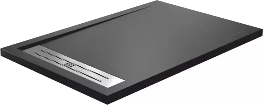 Поддон для душа Wasserkraft Abens 140х80 черный матовый