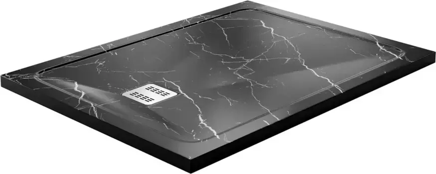 Поддон для душа Wasserkraft Neime 120х90 черный матовый