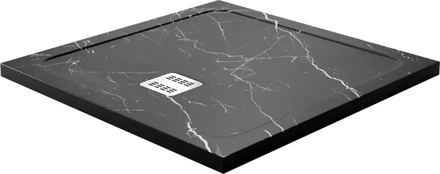 Поддон для душа Wasserkraft Neime 90х90 черный матовый