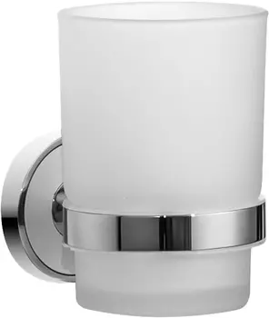 Подстаканник одинарный, матовое стекло, латунь, Calipso, IDDIS, CALMBG1i45