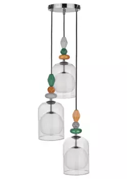 Подвесная люстра 33 Идеи PND105.3.163S.003.KDC-S.26.TR-S.02.WH