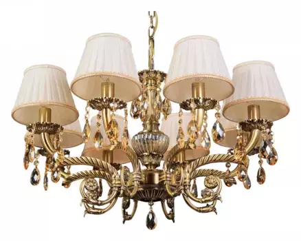 Подвесная люстра Abrasax Sylvia L.8110-8BR CRISTAL-SHADE