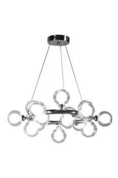 Подвесная люстра AM Group AM470 D500 CHROME