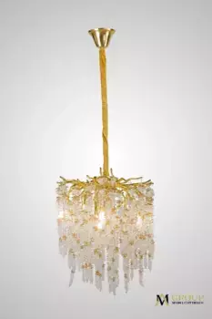 Подвесная люстра AM Group DIAMAND D400 Gold