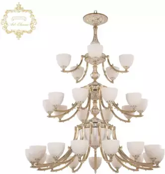 Подвесная люстра Art Classic 31.2111P.15+10+5.420.3d.GW.P1.U.Angel