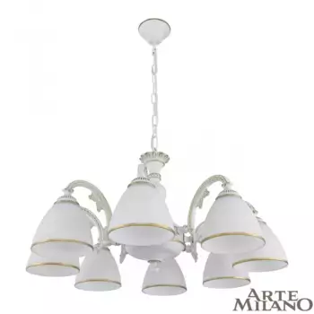 Подвесная люстра Arte Milano 340837/8 WT+G