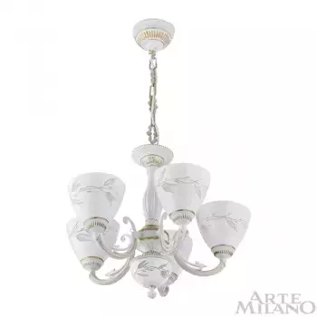 Подвесная люстра Arte Milano 343659/5 WT+G