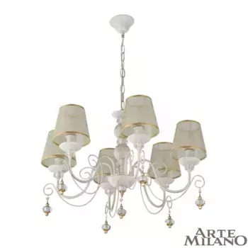 Подвесная люстра Arte Milano 347620/6 WT+G