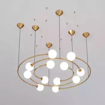 Подвесная люстра Bogates Brook 359/12 латунь