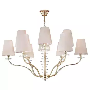 Подвесная люстра Crystal Lux ARMANDO SP6+6 GOLD