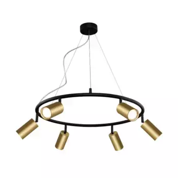 Подвесная люстра Crystal Lux CLT 015C6 D600 BL-GO