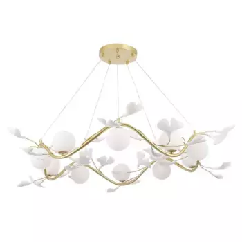 Подвесная люстра Crystal Lux Colibri SP10 Gold