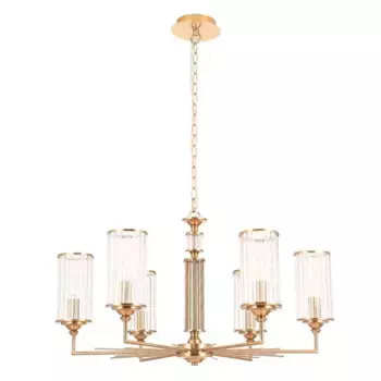 Подвесная люстра Crystal Lux Gloria SP6 Brass