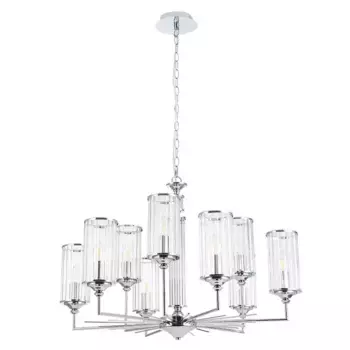 Подвесная люстра Crystal Lux Gloria SP9 Chrome