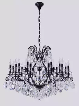 Подвесная люстра Crystal Lux Magnifico SP19 Black/Transparent