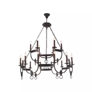 Подвесная люстра Crystal Lux Suerte Brown SP12+6