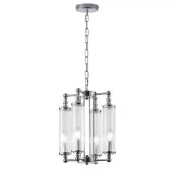 Подвесная люстра Crystal Lux TOMAS SP4 CHROME