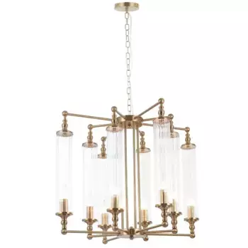 Подвесная люстра Crystal Lux Tomas SP8 D650 Brass