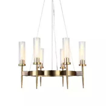 Подвесная люстра Delight Collection Alouette KM0936P-6 brass