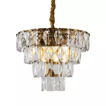 Подвесная люстра Delight Collection Amazone KG1113P-7 brass/clear