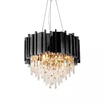 Подвесная люстра Delight Collection Barclay A006-400 L4 br.dark nickel