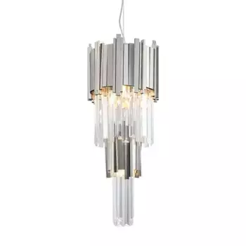 Подвесная люстра Delight Collection Barclay KG0980P-4 nickel