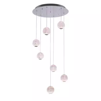 Подвесная люстра DeLight Collection Elliot Diamante MD20001012-7A chrome