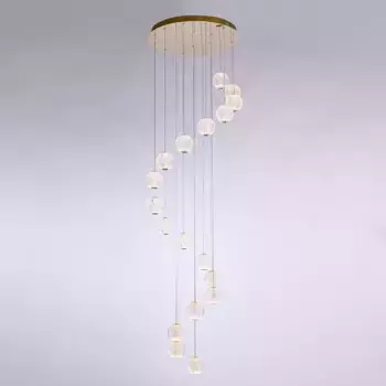 Подвесная люстра DeLight Collection Elliot Diamante MD20001012-18A gold