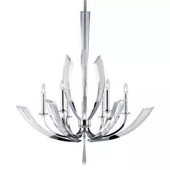 Подвесная люстра Delight Collection Ice Kingdom P68028L-6 chrome