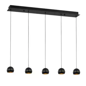 Подвесная люстра DeLight Collection MD21001034-5B black/gold