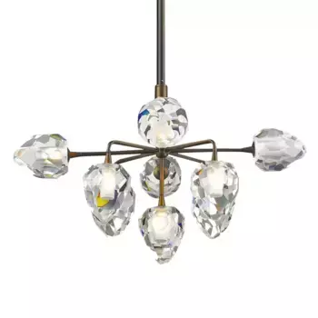 Подвесная люстра Delight Collection On the Rocks P68038L-9 gold