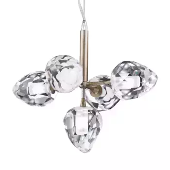 Подвесная люстра Delight Collection On the Rocks P68038M-5 gold