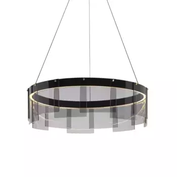 Подвесная люстра Delight Collection Stratos D8825P/S black/smoky