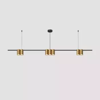 Подвесная люстра Denkirs Orbit DK4063-BK+SG