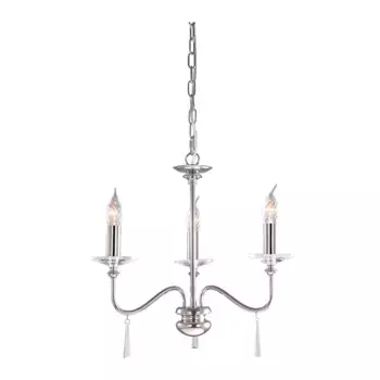 Подвесная люстра Elstead Lighting Finsbury park FP3-POL-NICKEL