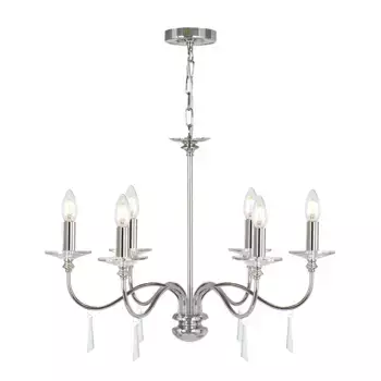 Подвесная люстра Elstead Lighting Finsbury park FP6-POL-NICKEL