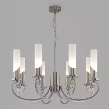 Подвесная люстра Eurosvet 60117/8 никель Smart a050019