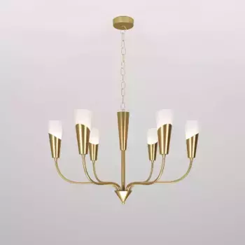 Подвесная люстра Eurosvet 60167/6 латунь Smart a068279