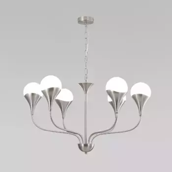 Подвесная люстра Eurosvet 60169/6 никель Smart a068276