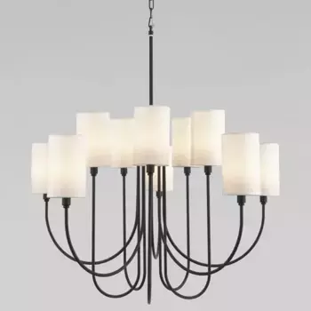 Подвесная люстра Eurosvet Abbey 60164/10 черный