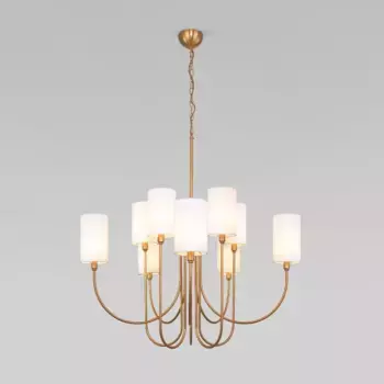 Подвесная люстра Eurosvet Abbey 60164/10 латунь Smart a065749