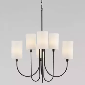 Подвесная люстра Eurosvet Abbey 60164/6 черный