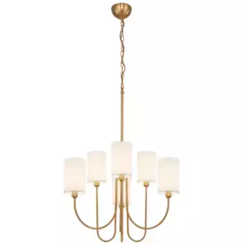 Подвесная люстра Eurosvet Abbey 60164/6 латунь Smart a065745