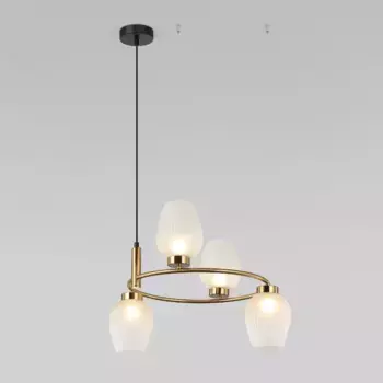 Подвесная люстра Eurosvet Alva 30183/4 латунь Smart a064682