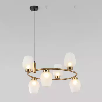 Подвесная люстра Eurosvet Alva 30183/6 латунь Smart a064683