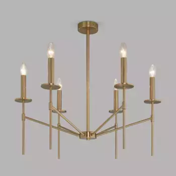 Подвесная люстра Eurosvet Anders 60142/6 латунь