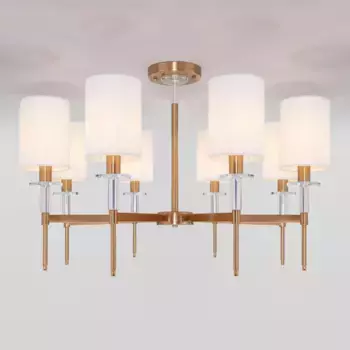 Подвесная люстра Eurosvet Brielle 60132/8 латунь