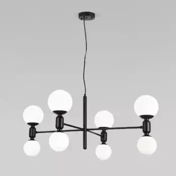 Подвесная люстра Eurosvet Bubble 30182/8 черный Smart a063212